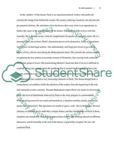 A mid summer nights dream