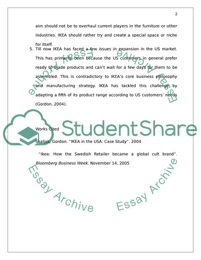 IKEAs Strategy in the USA
