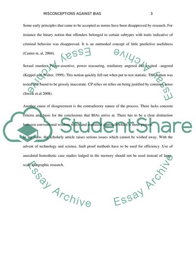 Forensic Psychology and Criminal Investigation