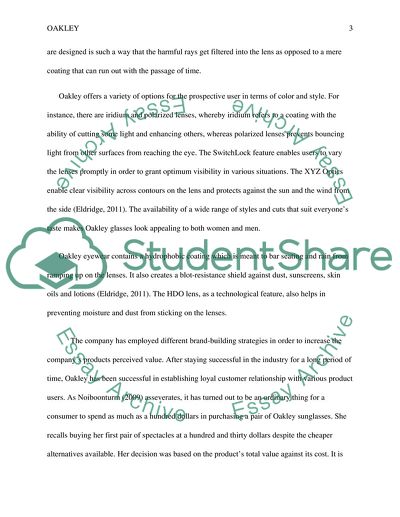 Oakley as the Worlds Greatest Renowned Eyewear Corporation