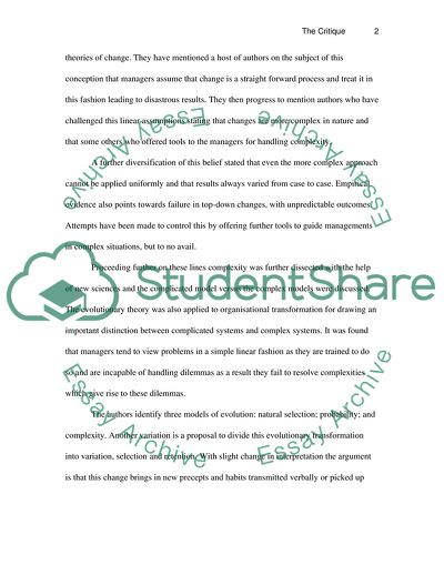 The Role of the Leader