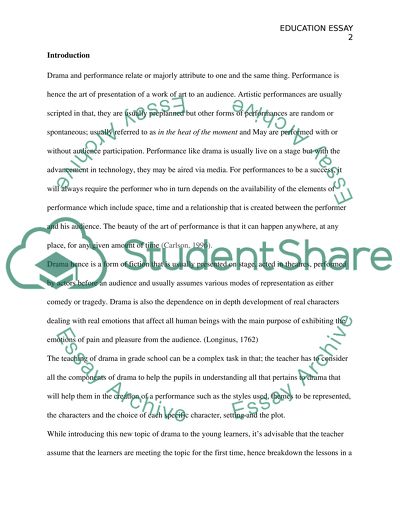 Drama Analysis and Evaluation