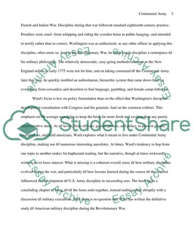 The Coercion used in Continental Army