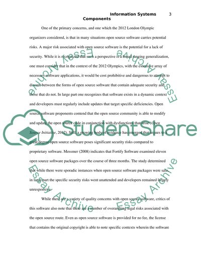 Information Systems Components