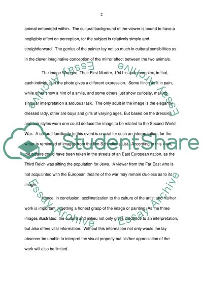 Cultural theory and images