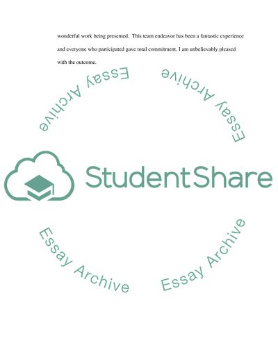 Analysis of Team Endeavor