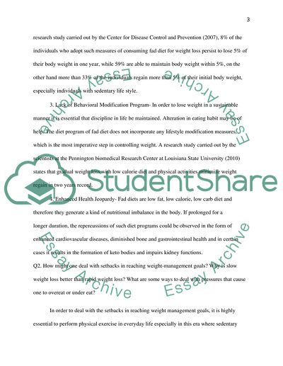 Week three questions