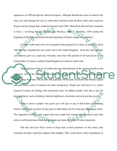 The Term Credit Has Different Meanings