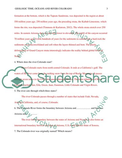 Geologic Time, oceans