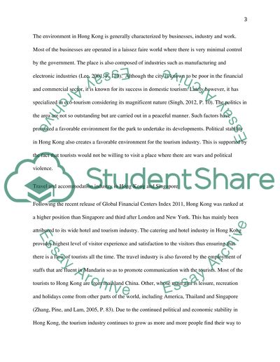 Tourism Marketing and Strategic Management: Ocean Park