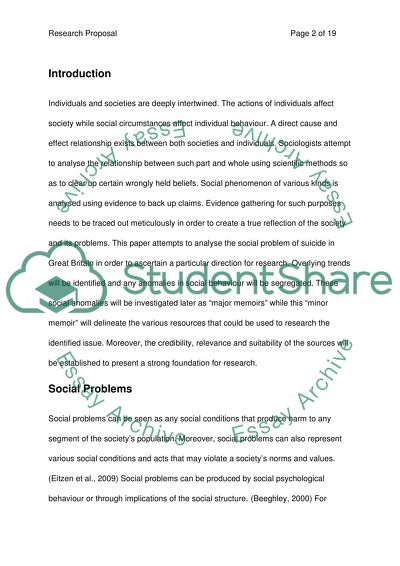 Suicide Among Young Men in the United Kingdom