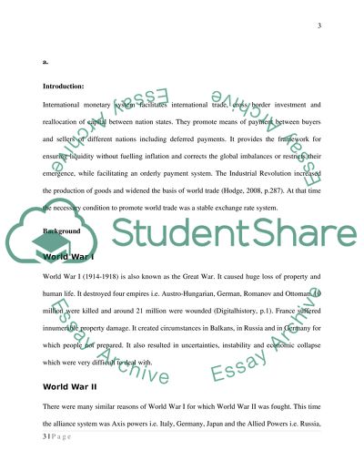 International Finance: International Monetary System 1925-1960
