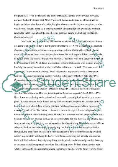 The Gospels of Matthew and Mark