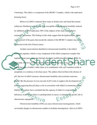 Chromosomal Instability