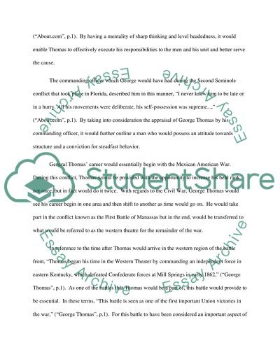 Military History: George Thomas