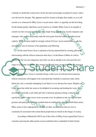 Miley Cyrus symbol of pop culture