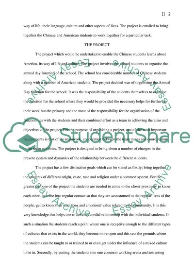 Helping Chinese Student Understand American Culture