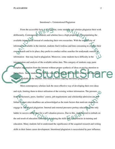 Journalism and Communication - Plagiarism