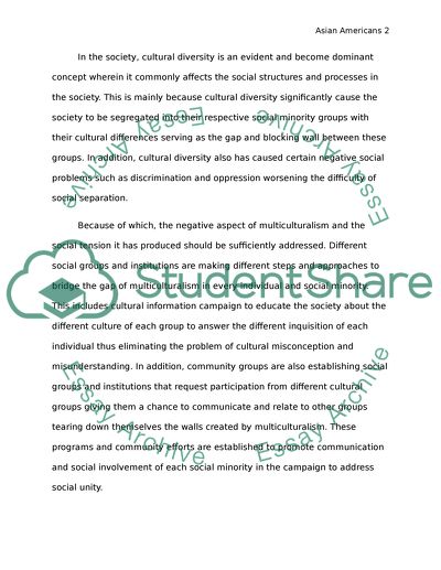 Book Report Asian Americans