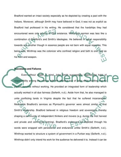 Way to a Successful Colonization