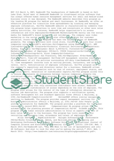 Choose any prodect and put it as a topic of the paper