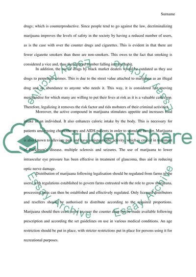 Is legalize Marijuana a good law in Arizona