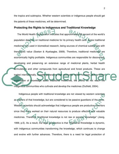 Intellectual Property Rights and Ethics in the Patenting of Medicine