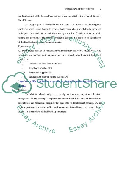 The Budgeting Process