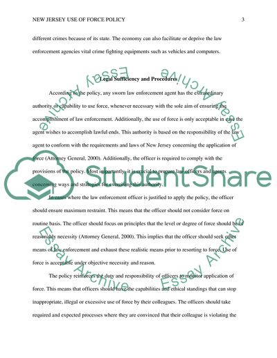 The Use of Force and Breakage of Law