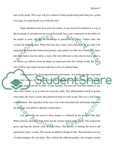 Native Inhabitants of the Northern California Region