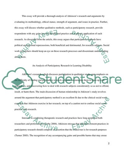 Disability essay