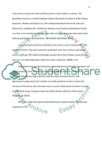 Nonlinear and Negative Resistance in Loose Electrical Contacts the Dark Bridge