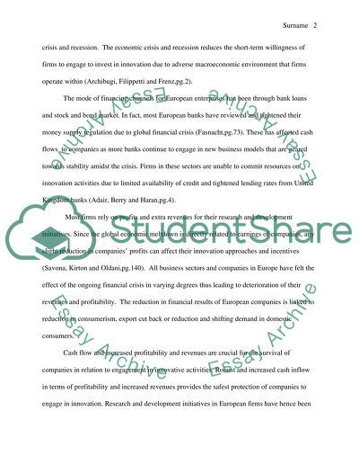 The Global Economic Crisis and Financial Crisis