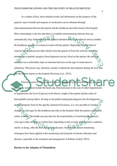 The Delivery of Health Services