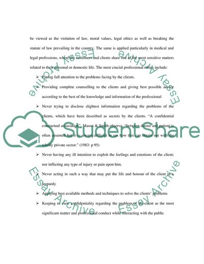 Medical Law- Problem Question