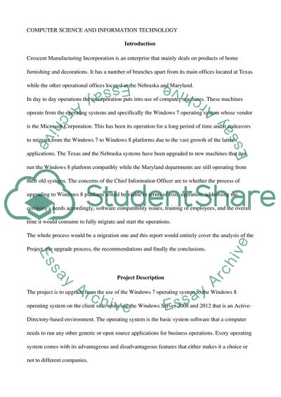 Preparing for a Company-Wide Migration to Windows 8