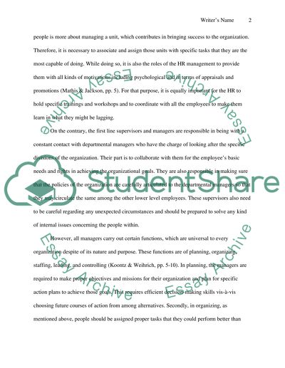 Distinctive Traits of Different Organizations