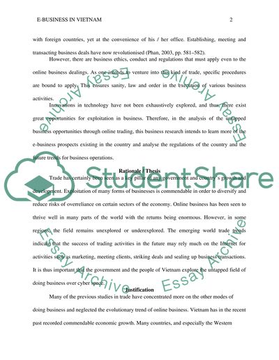 Developing an Online Business in Vietnam