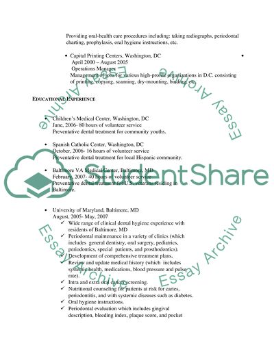 Working at the Dental Clinic