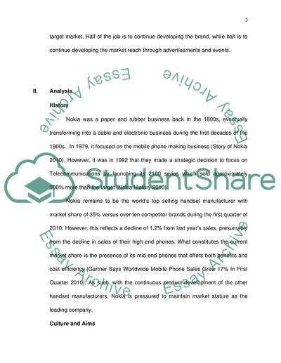 Marketing Events Strategy for Nokia United Kingdom
