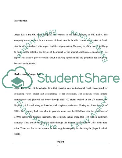 Investment Environment