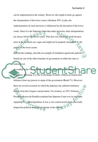 A Political History of Appointments to the Supreme Court