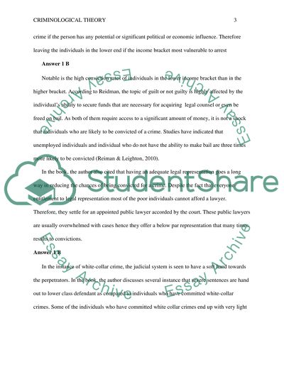 Criminological Theory