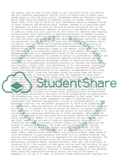 Management in Banking