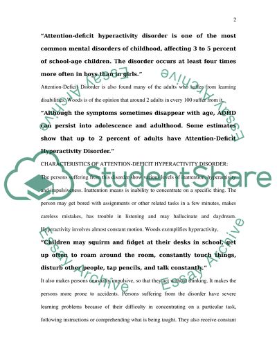 Analysis Of Specific Subset Of Learning Disability