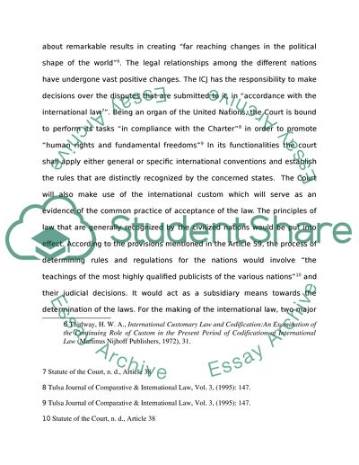 The Scope of the Doctrine of Humanitarian Intervention under the United Nation