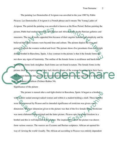 Pablo Picasso and the Painting Les Demoiselles dAvignon