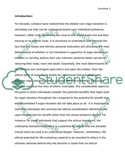 Between Ethics and Emotions in Organ Donation