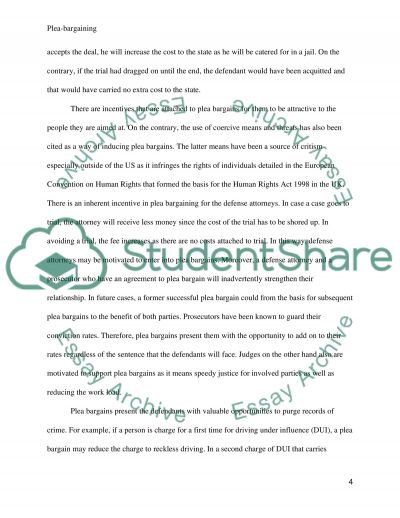 Plea bargaining legislation picture