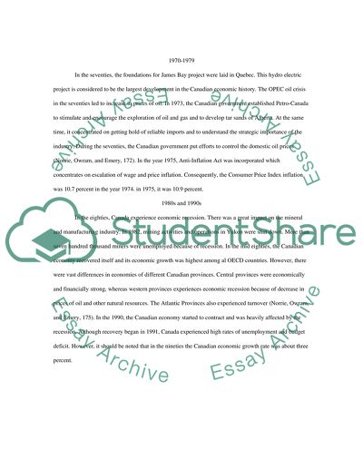 Canadian Economic History